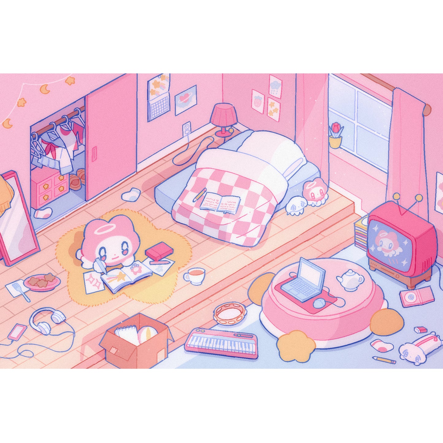 apollo's room 4x6 print