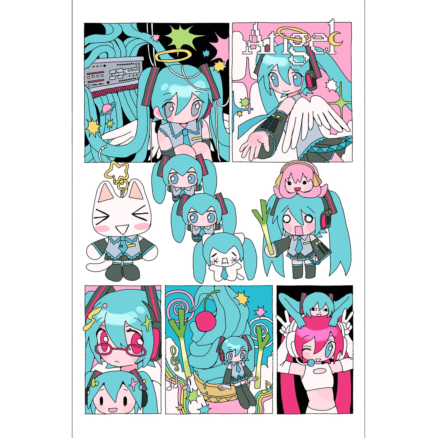 mikucore 4x6 print