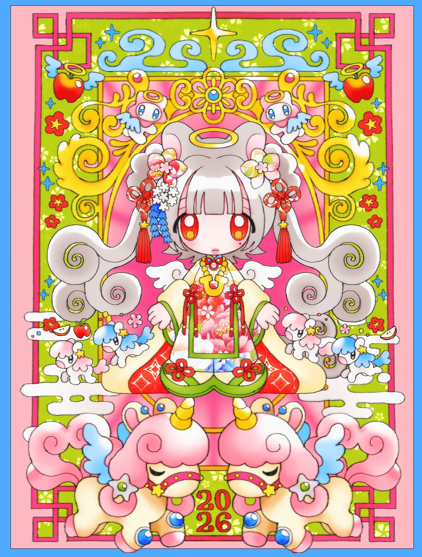 year of the horse 6x8 print