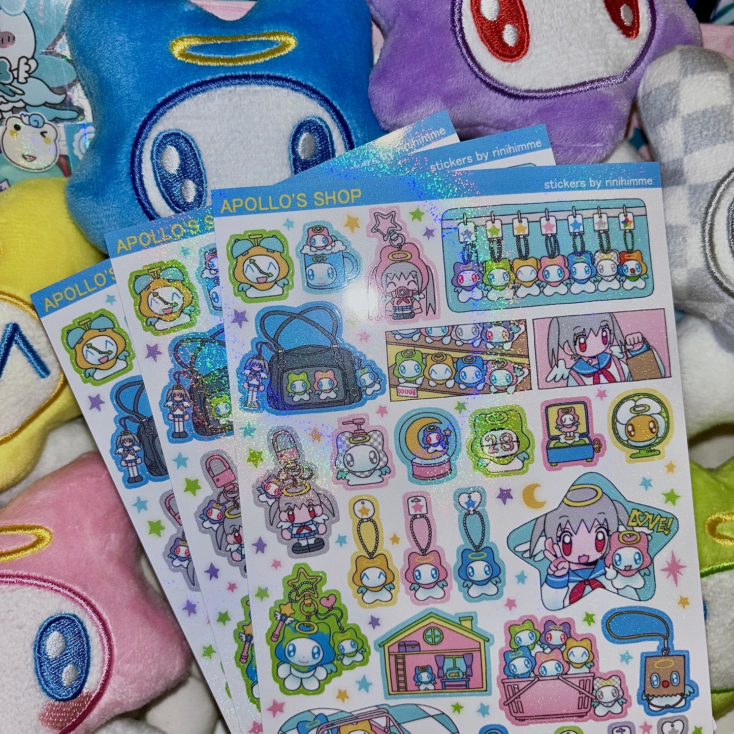 apollo's shop sticker sheet