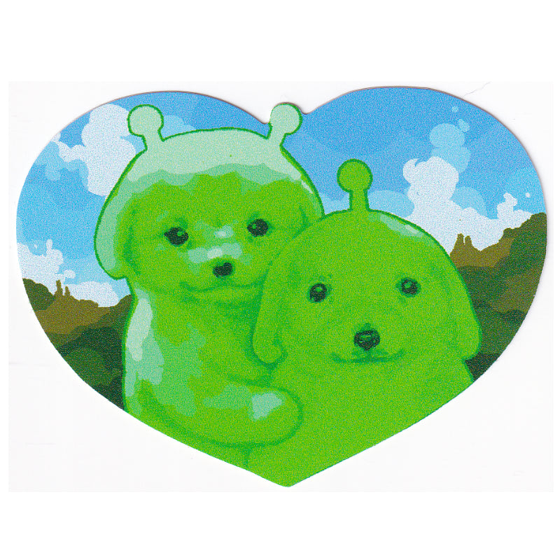ALIEN DOGS STICKER