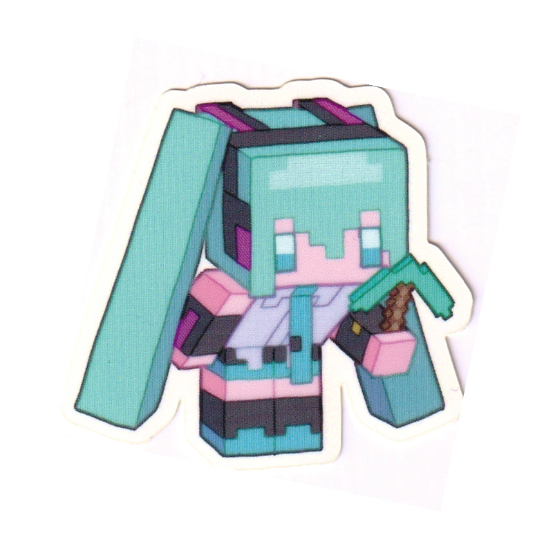 hatsune minecraft sticker