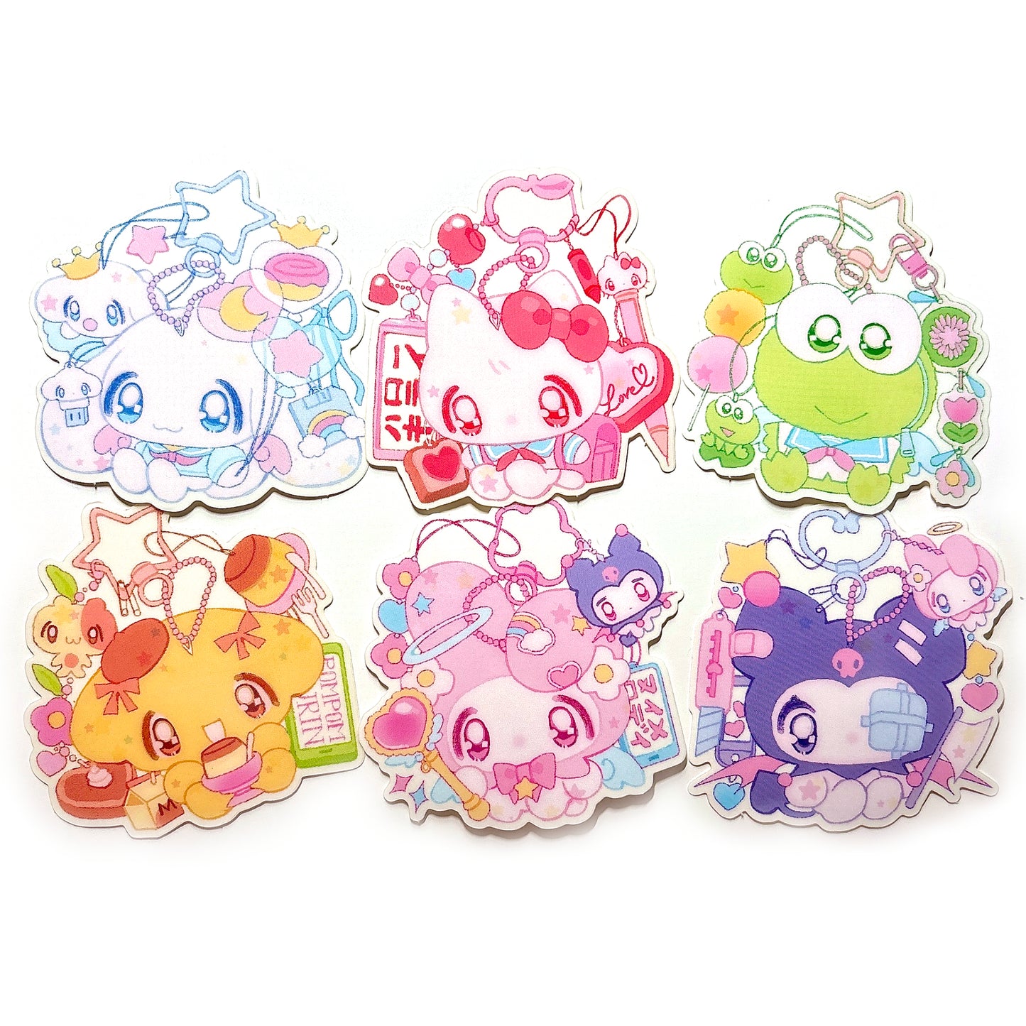 sanriᴏ trinket sticker set