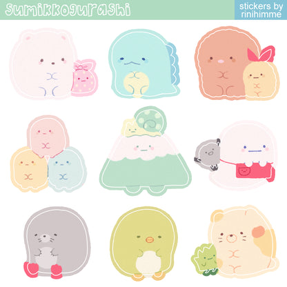 sumikkᴏgurashi sticker sheet