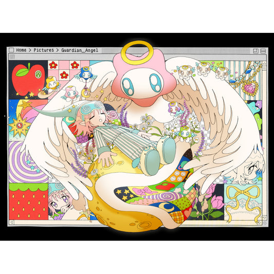 guardian angel 6x8 print