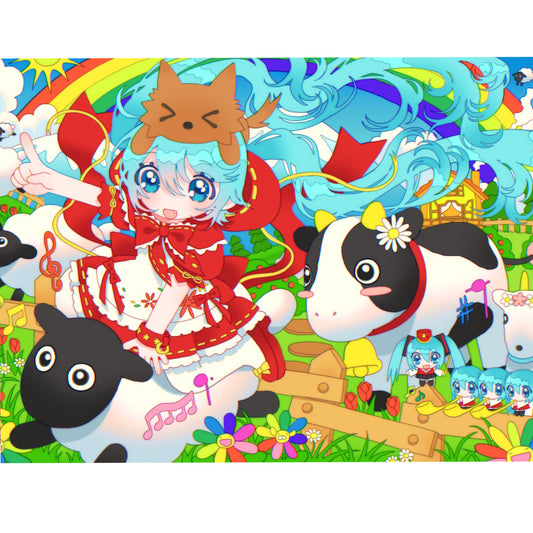oha-yo-del 6x8 print