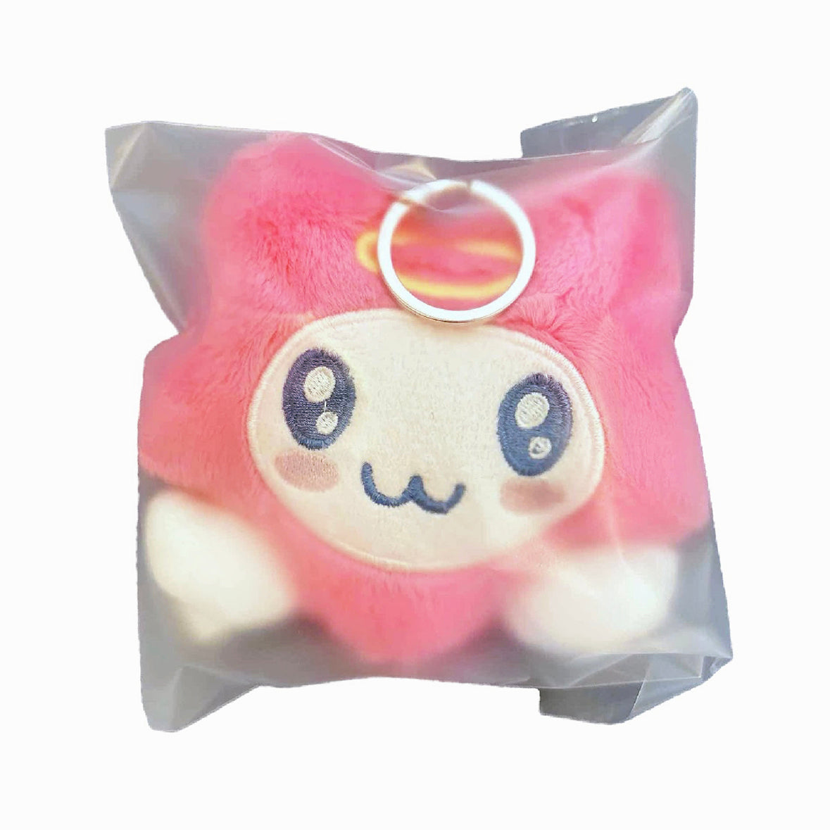 allo pink star keychain