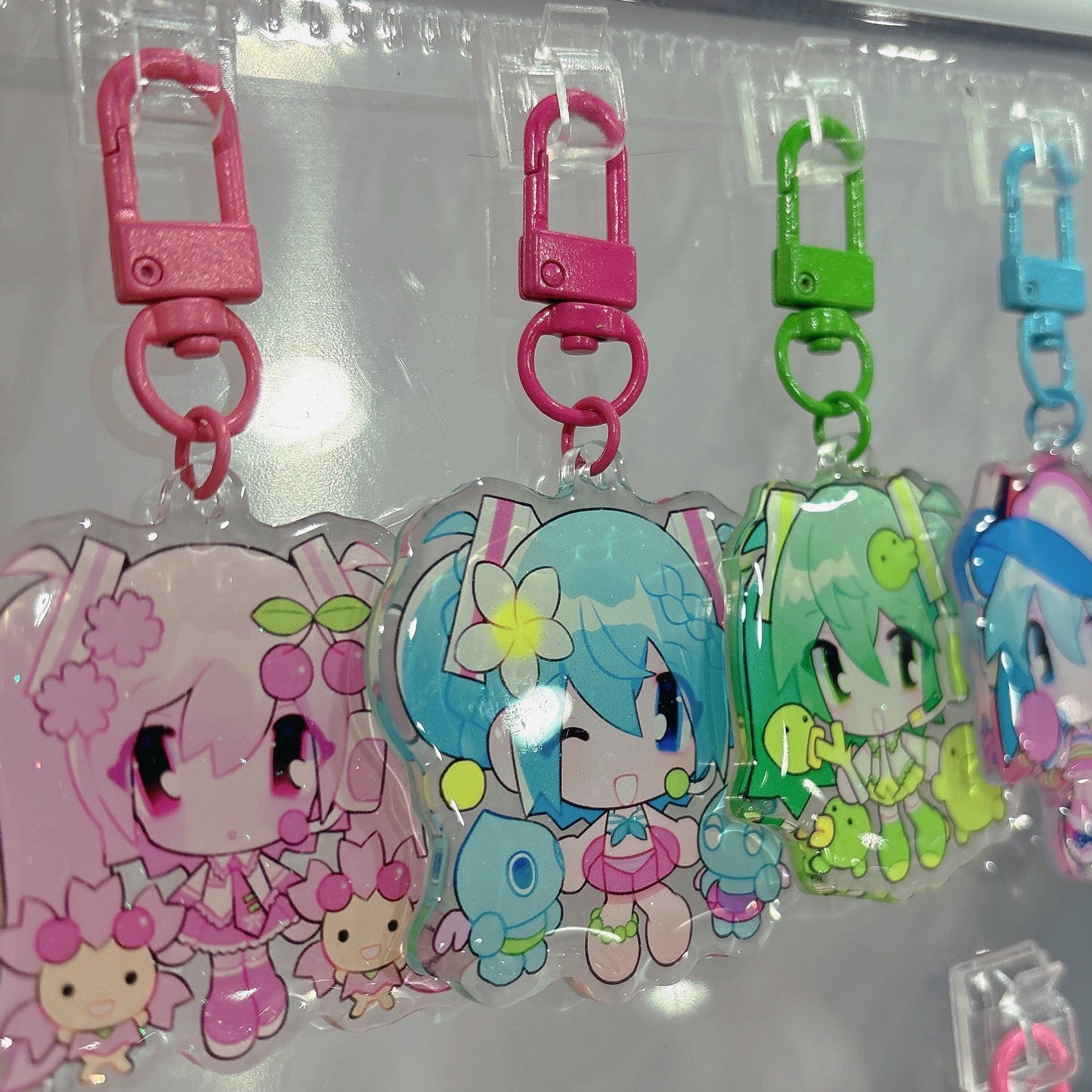 miku sonic mascot charm