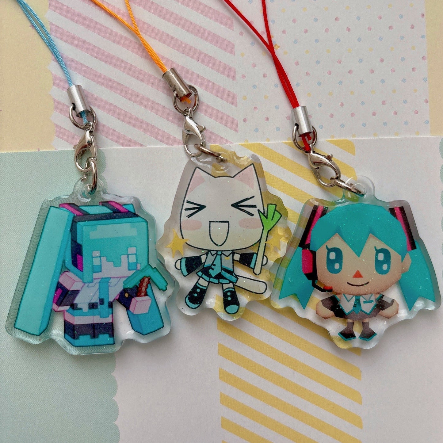 toro miku phone charm