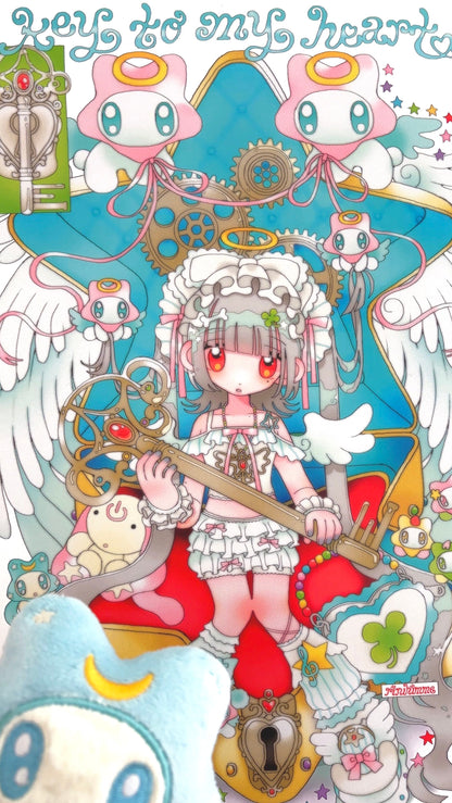 key to my heart 11x17 print