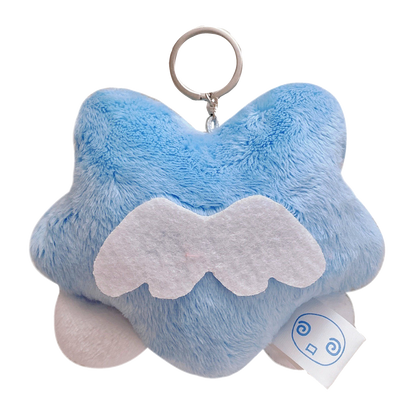 allo blue star keychain