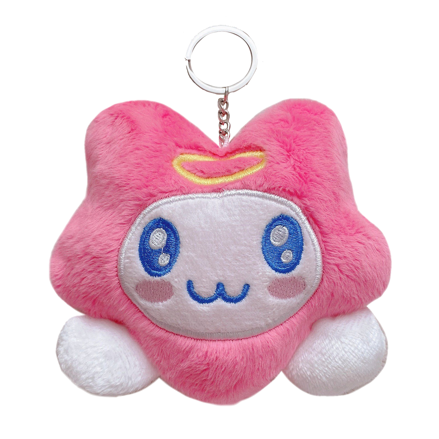 allo pink star keychain