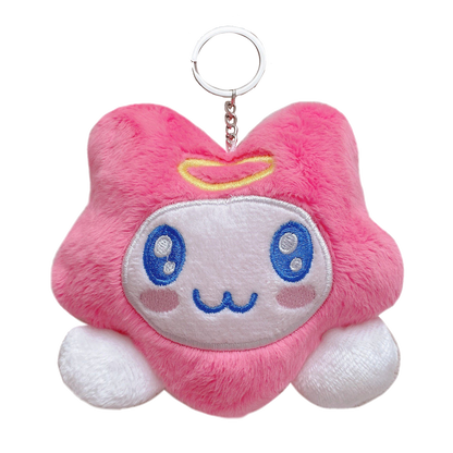 allo pink star keychain