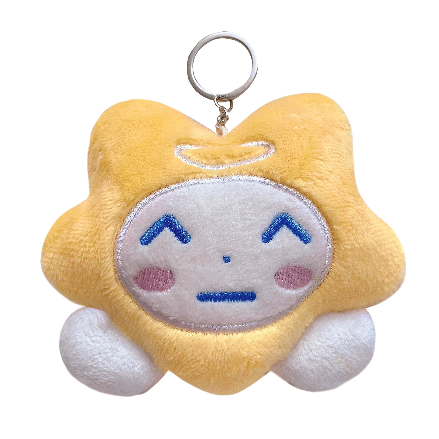 allo yellow star keychain