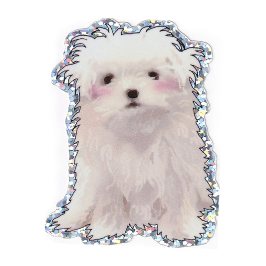 angel dog sticker