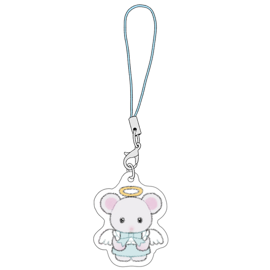 angel mouse phone charm