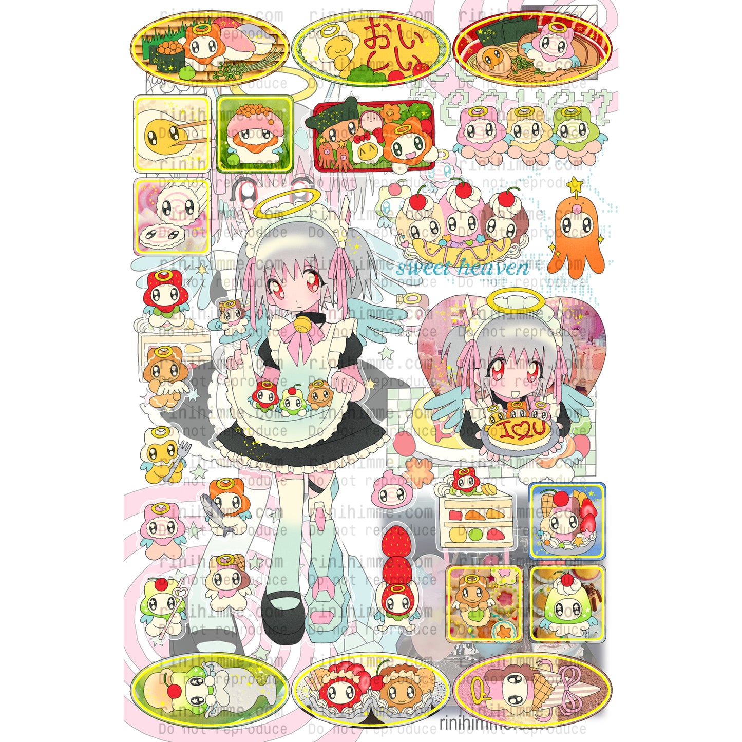 apollo's cafe sticker sheet