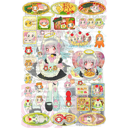 apollo's cafe sticker sheet