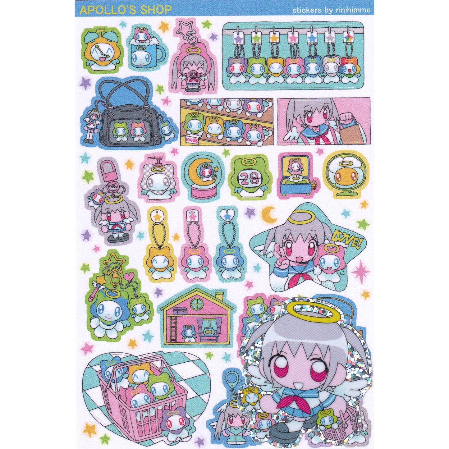apollo's shop sticker sheet