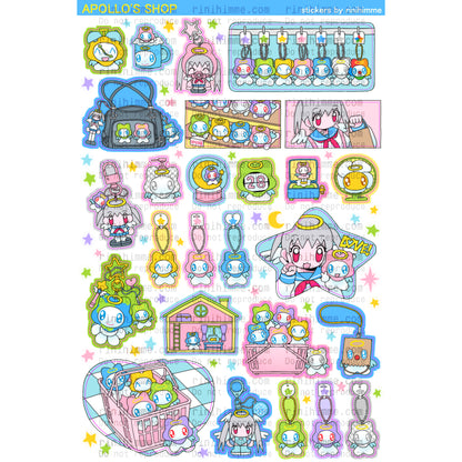 apollo's shop sticker sheet
