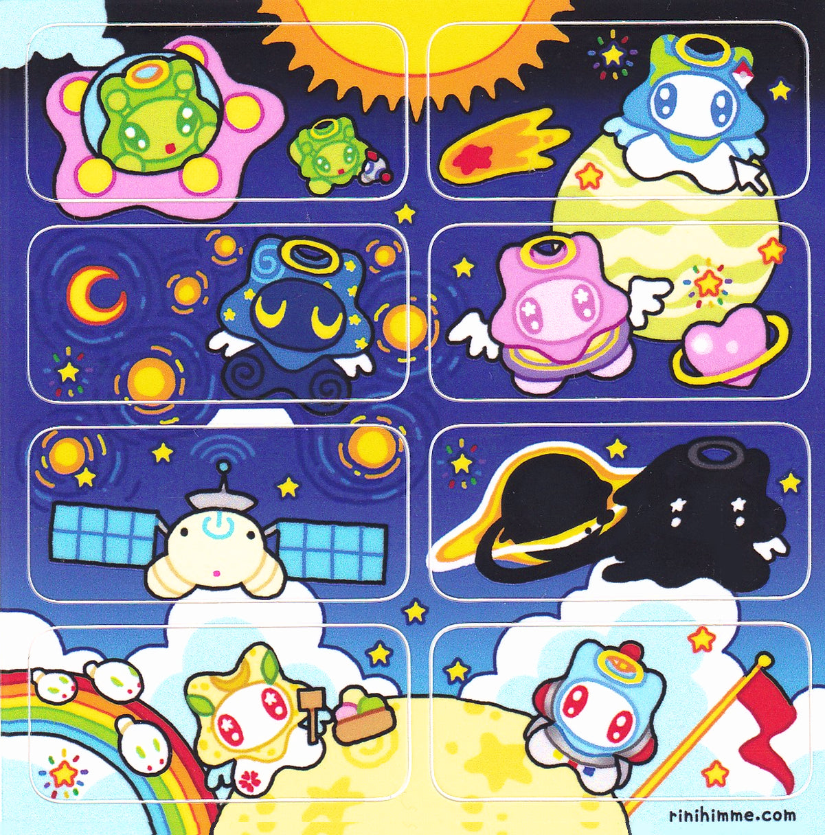 apollo's galaxy sticker sheet – rinihimme