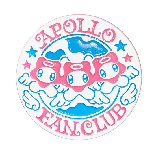 apollo fan club enamel pin