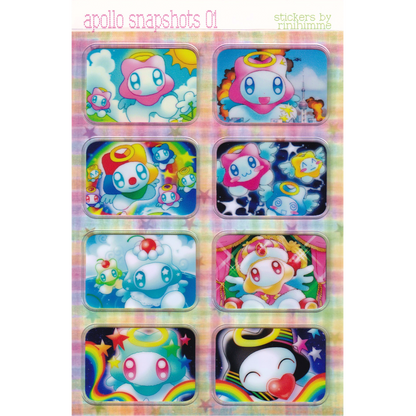 APOLLO SNAPSHOTS 01 STICKER SHEET