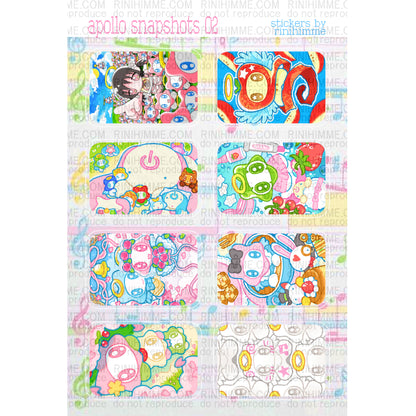 APOLLO SNAPSHOTS 02 STICKER SHEET