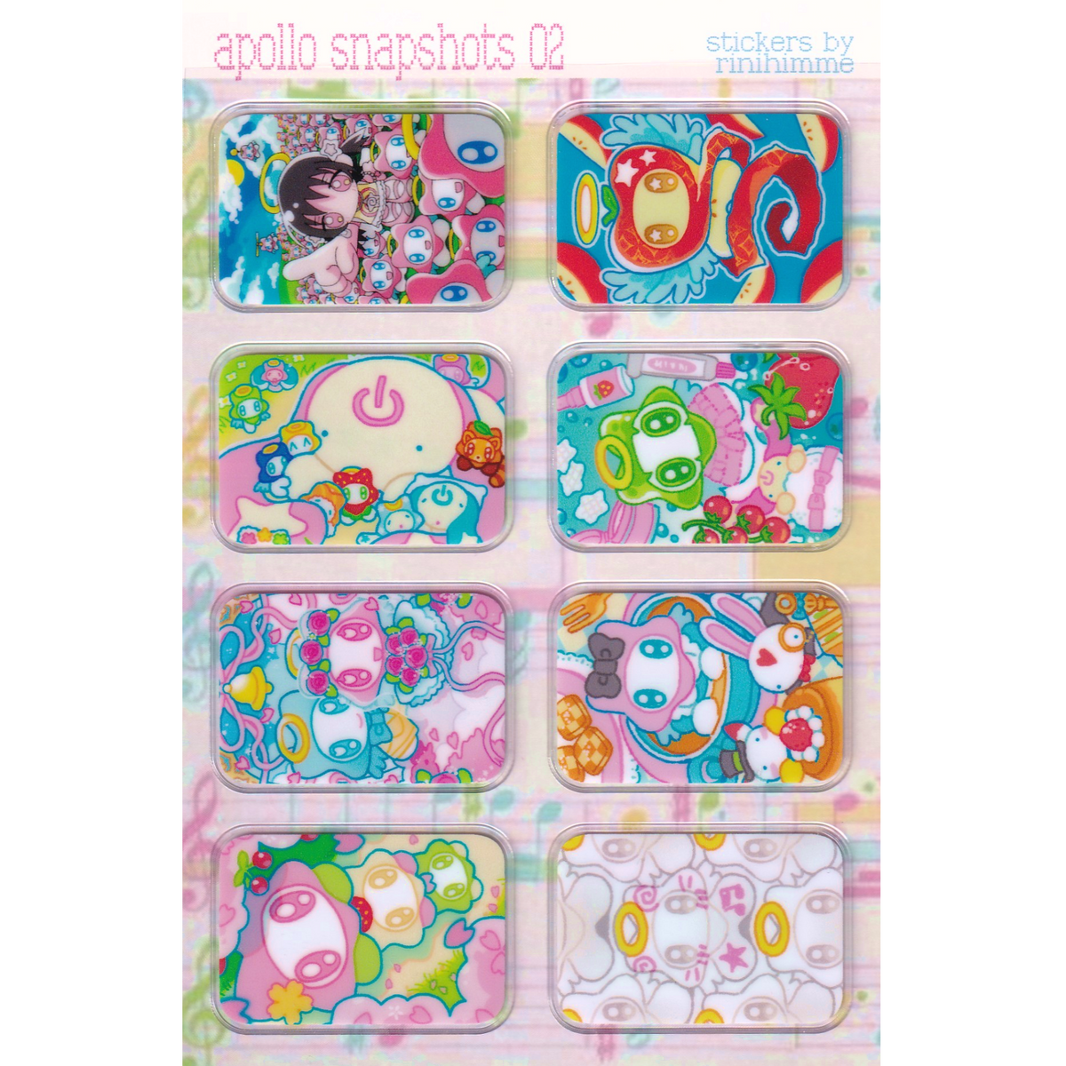 APOLLO SNAPSHOTS 02 STICKER SHEET