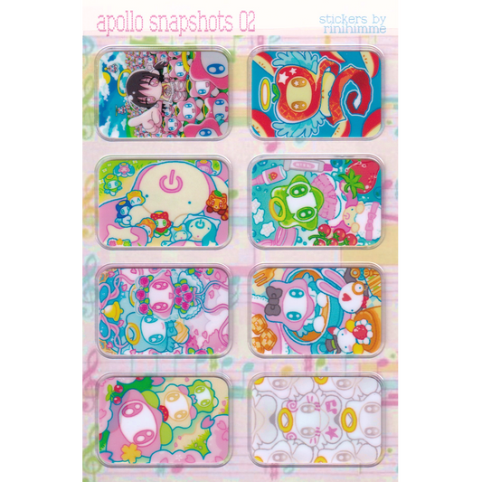 APOLLO SNAPSHOTS 02 STICKER SHEET