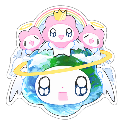 apollo world clear sticker