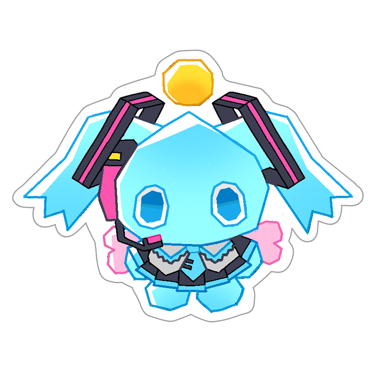 chao miku sticker