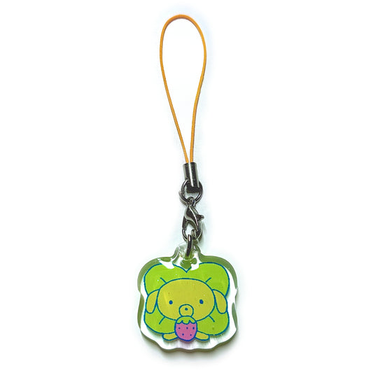 clover puppy phone charm