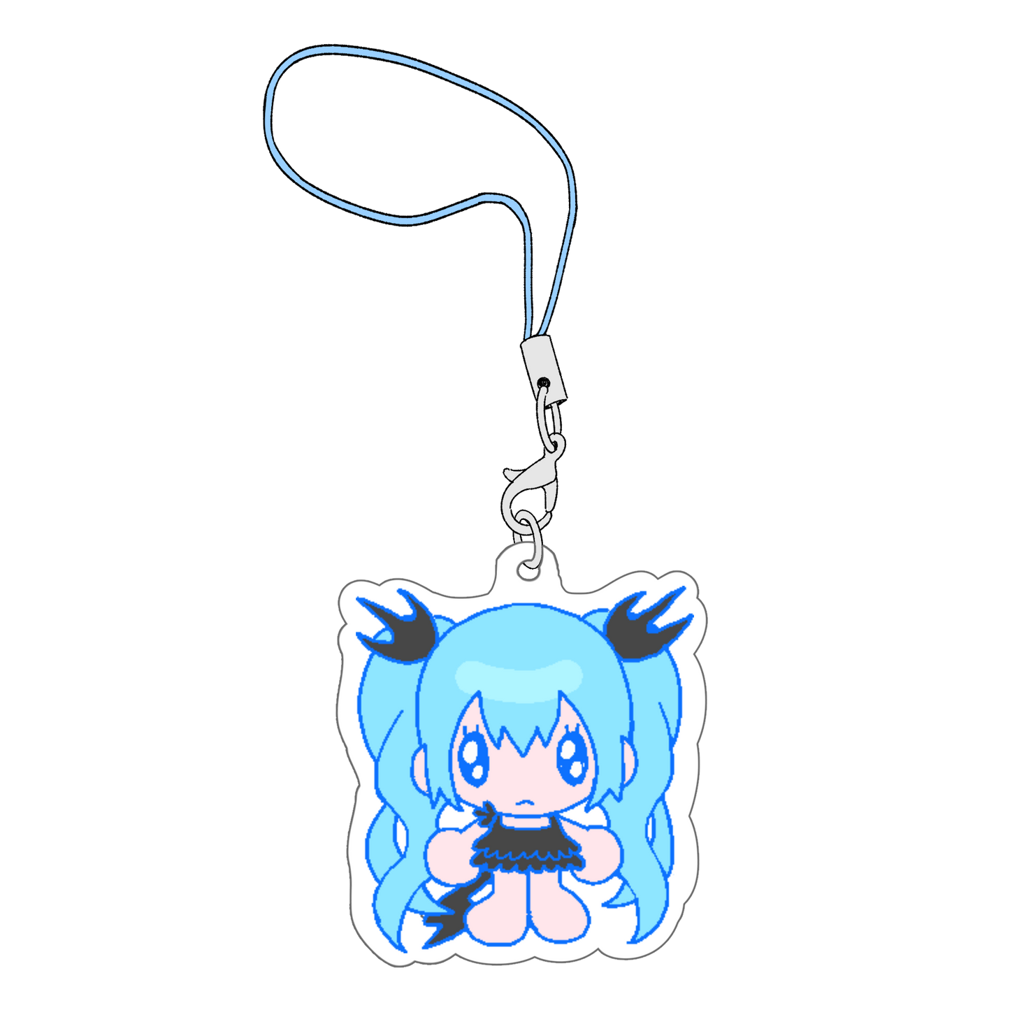 deep sea miku phone charm