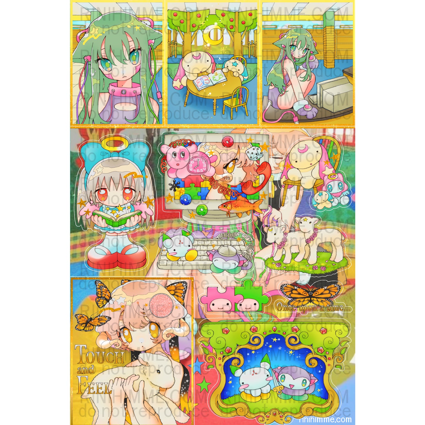 DREAM 01 ~LIBRARY~ STICKER SHEET