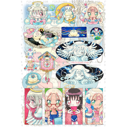 from me to you sticker sheet