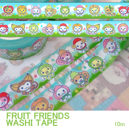 fruit friends washi tape