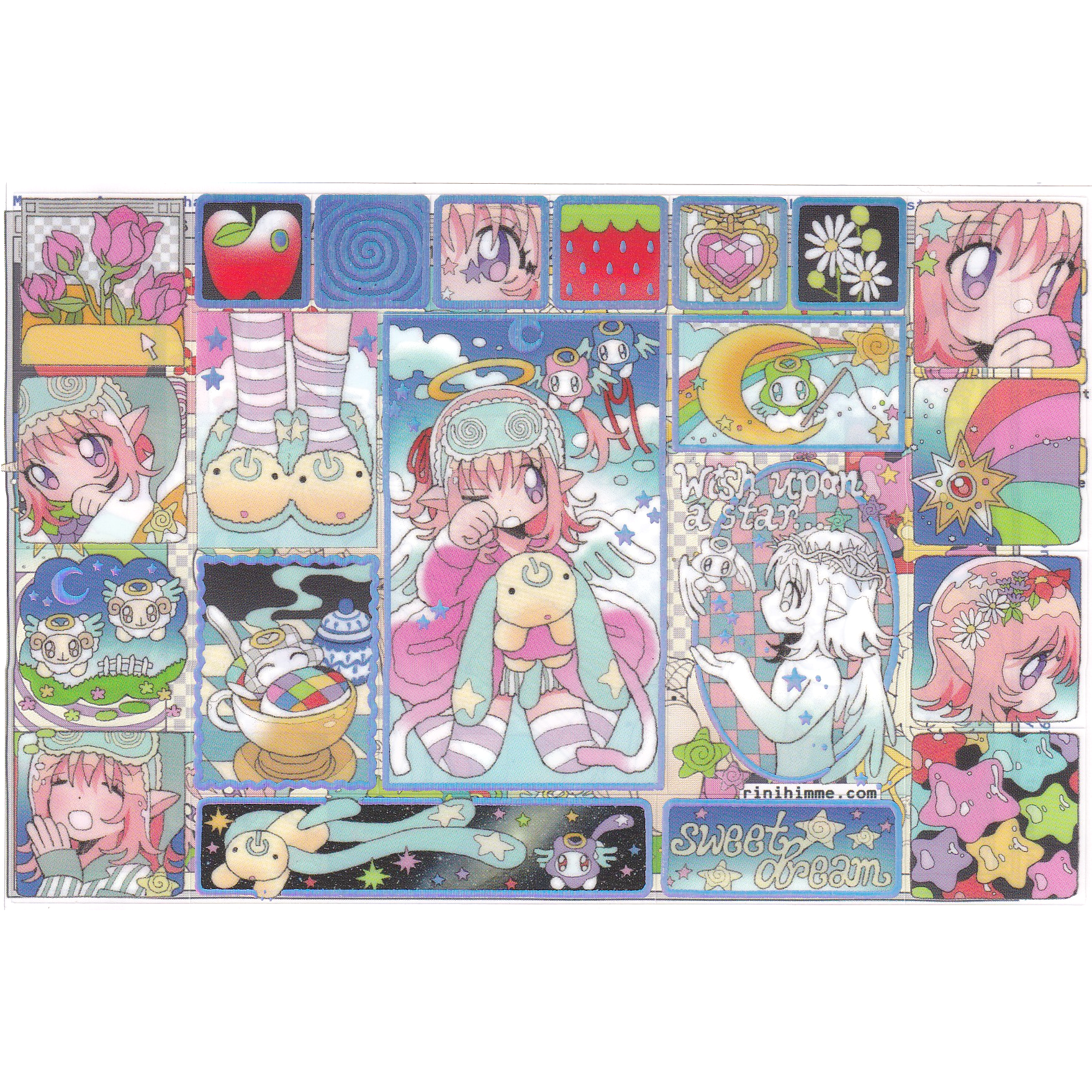 guardian angel sticker sheet – rinihimme