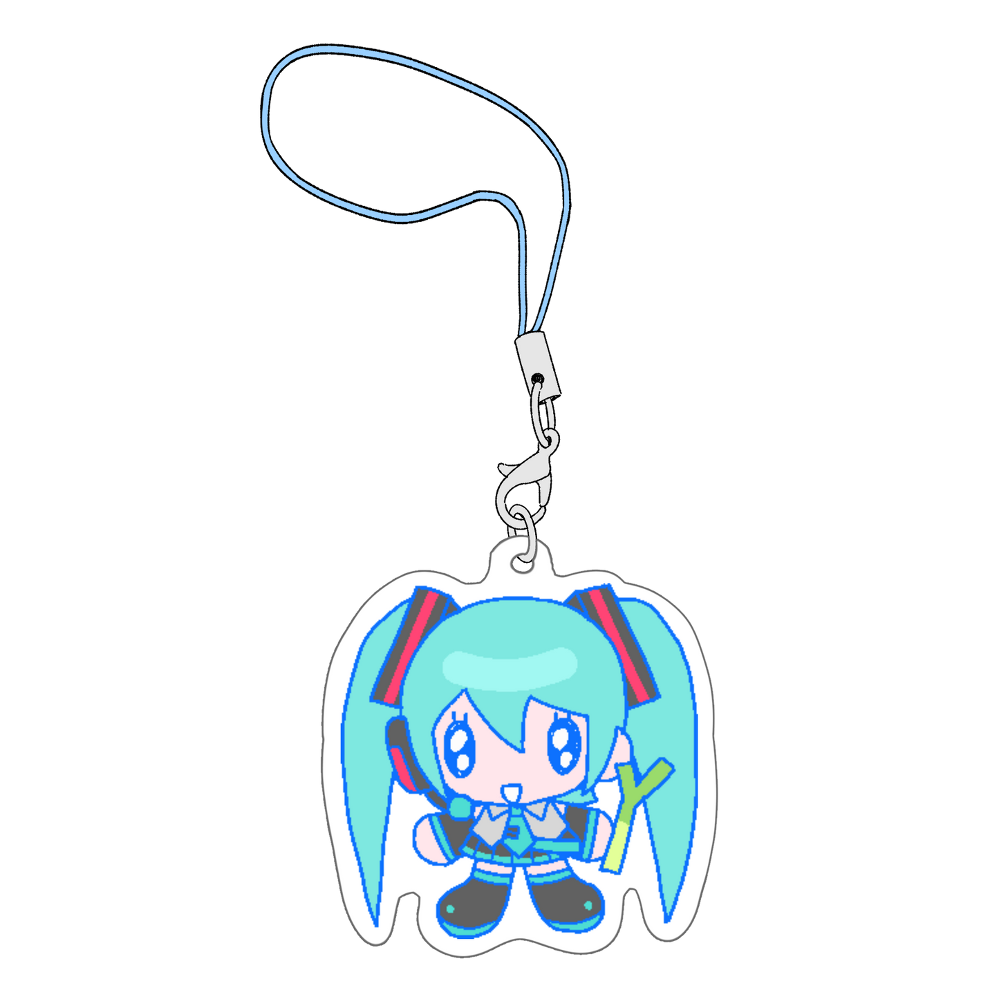 hatsune miku phone charm