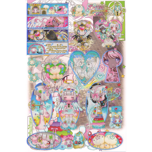 key to my heart sticker sheet