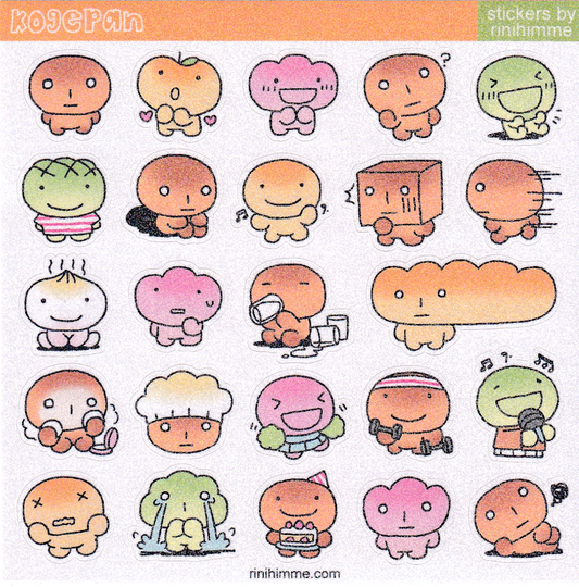 kogepan sticker sheet