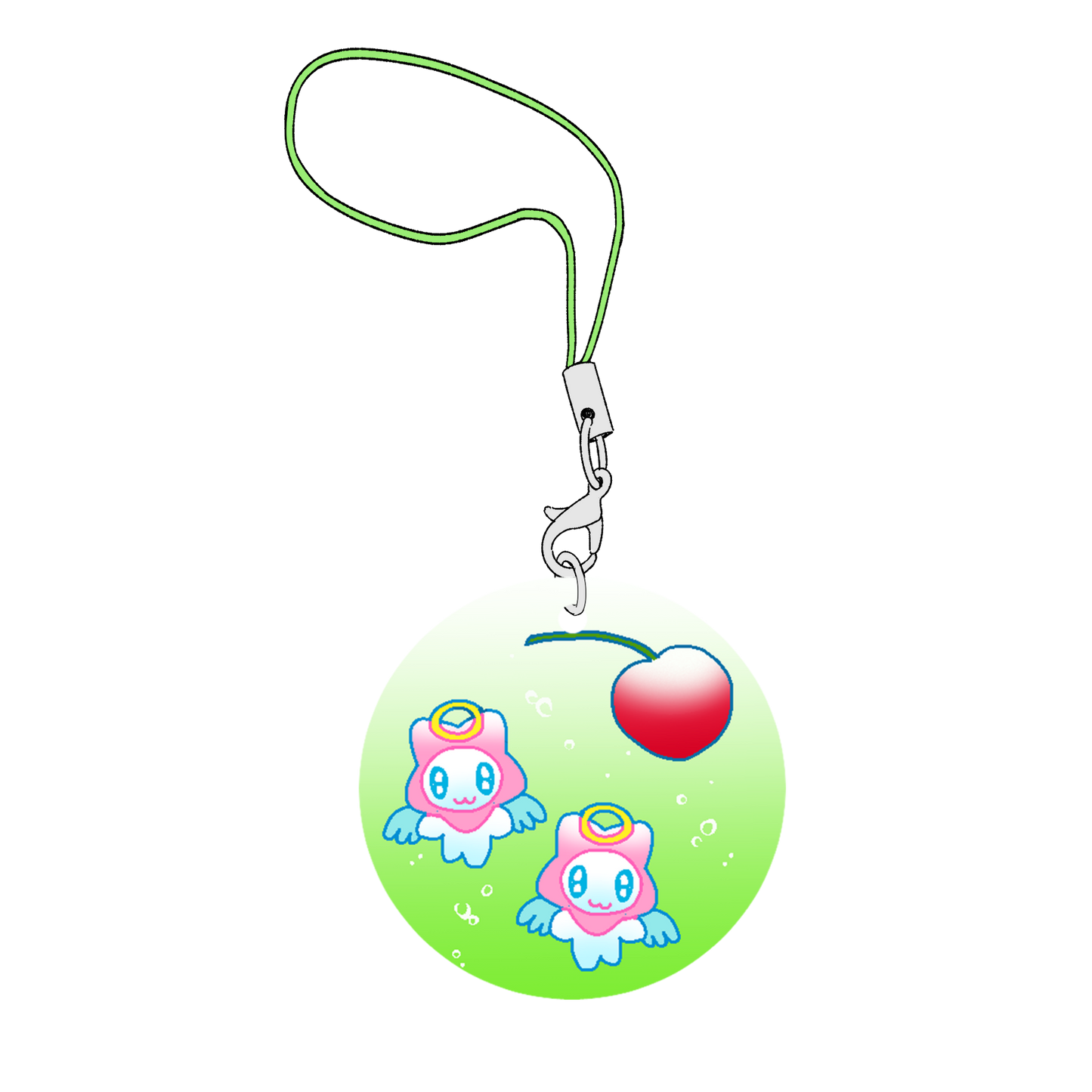 melon soda phone charm