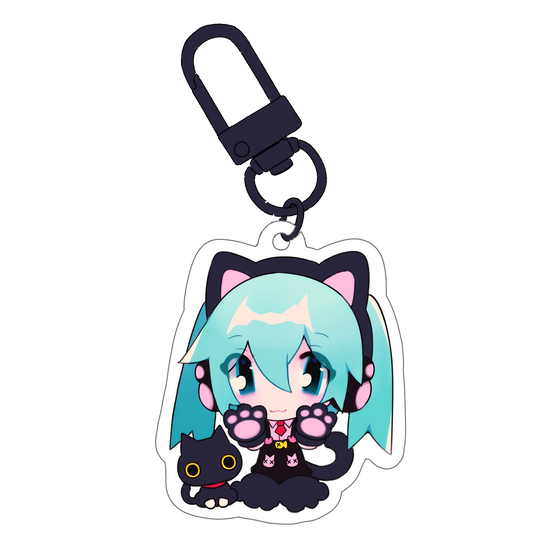 miku nyanko mascot charm