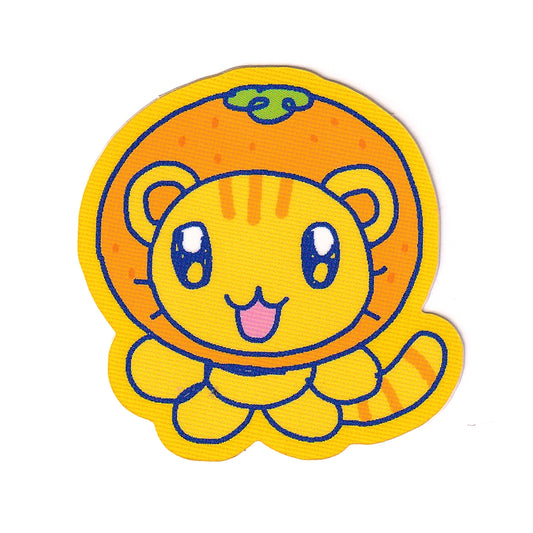 orange tiger sticker
