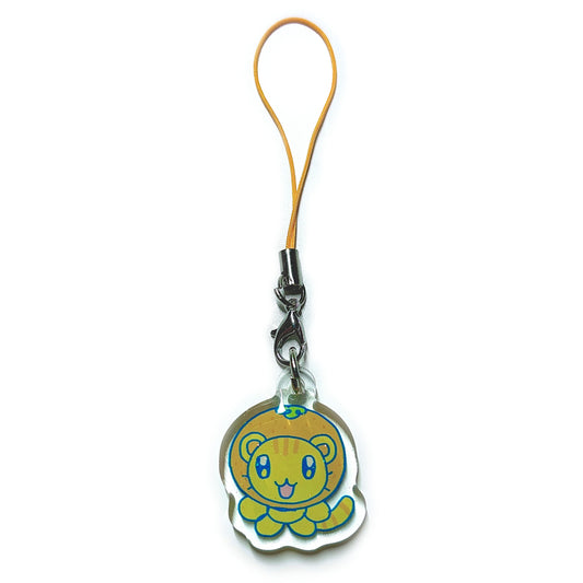 orange tiger phone charm