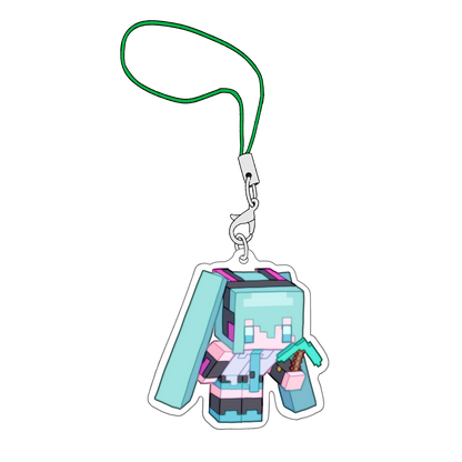 hatsune minecraft phone charm