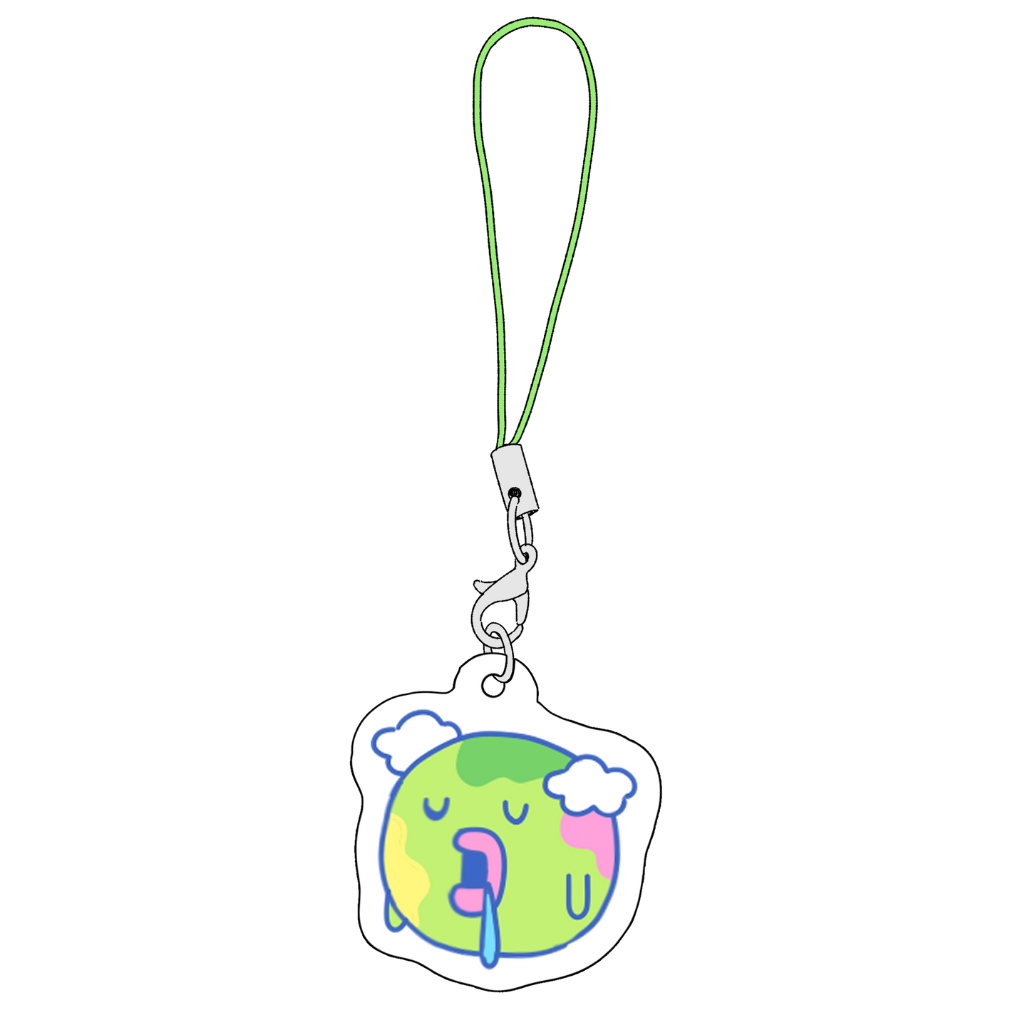 tama earth phone charm