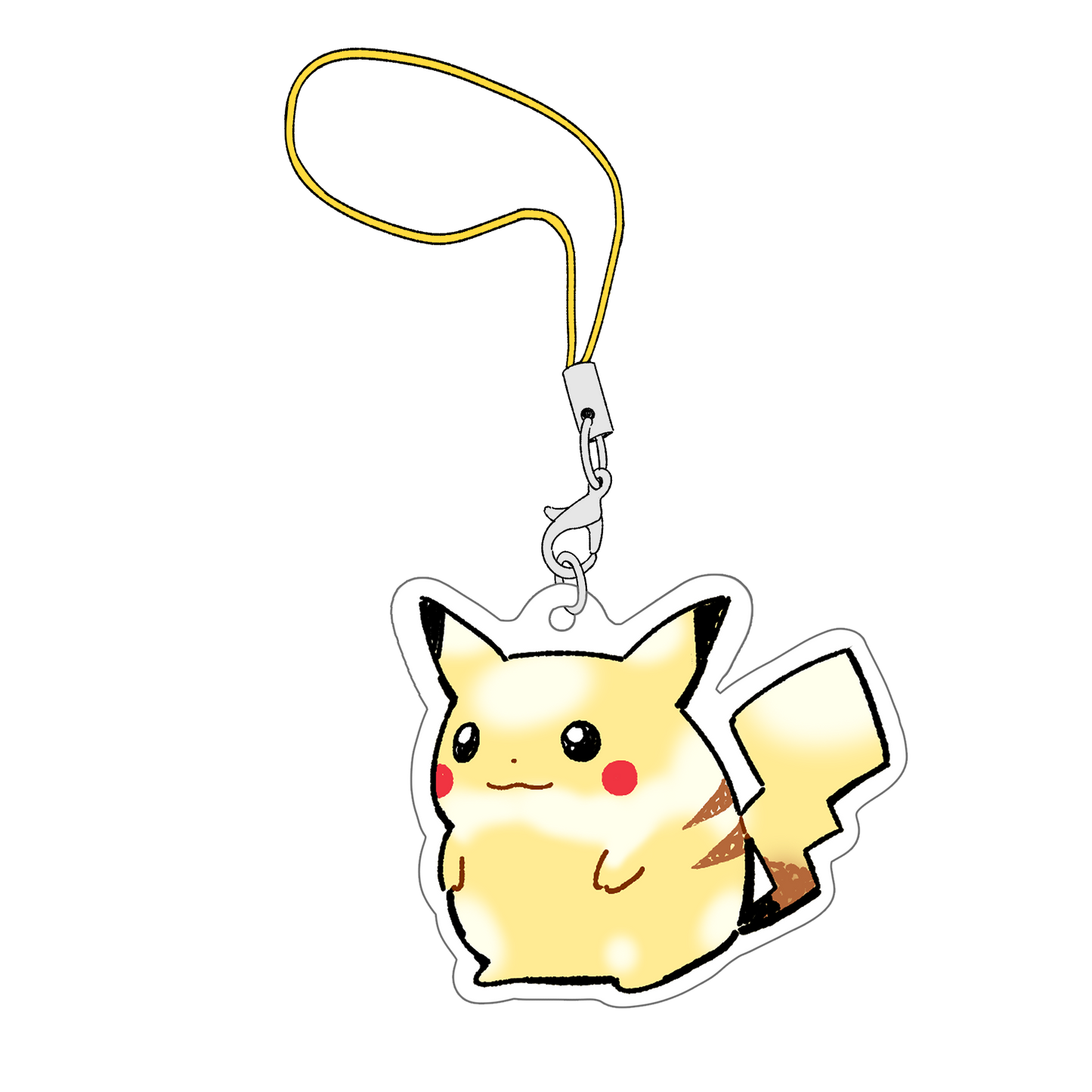 pika gun phone charm