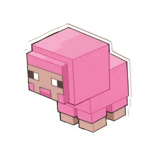 pink sheep sticker