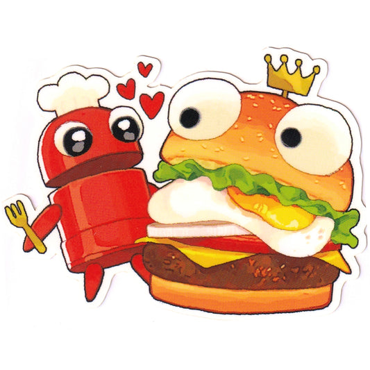 R.E.P.O. burger sticker